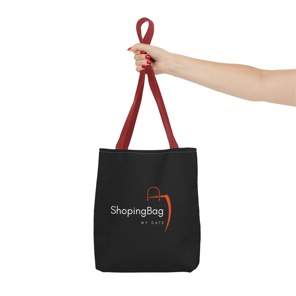 ShoppingBag logo tote bag | Black printed tote
