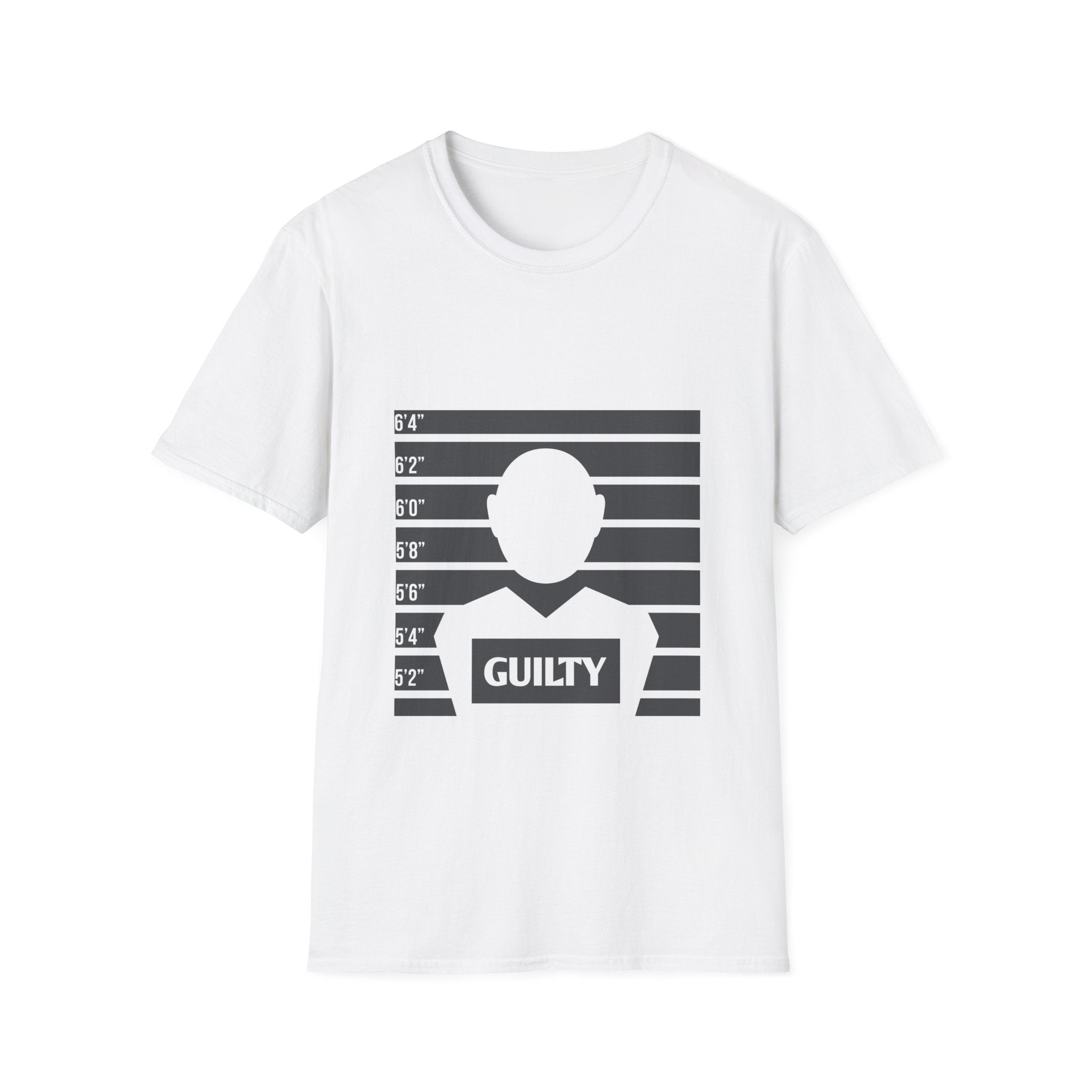 Mugshot Guilty Shirt T-Shirt | Criminal Lineup Graphic Tee