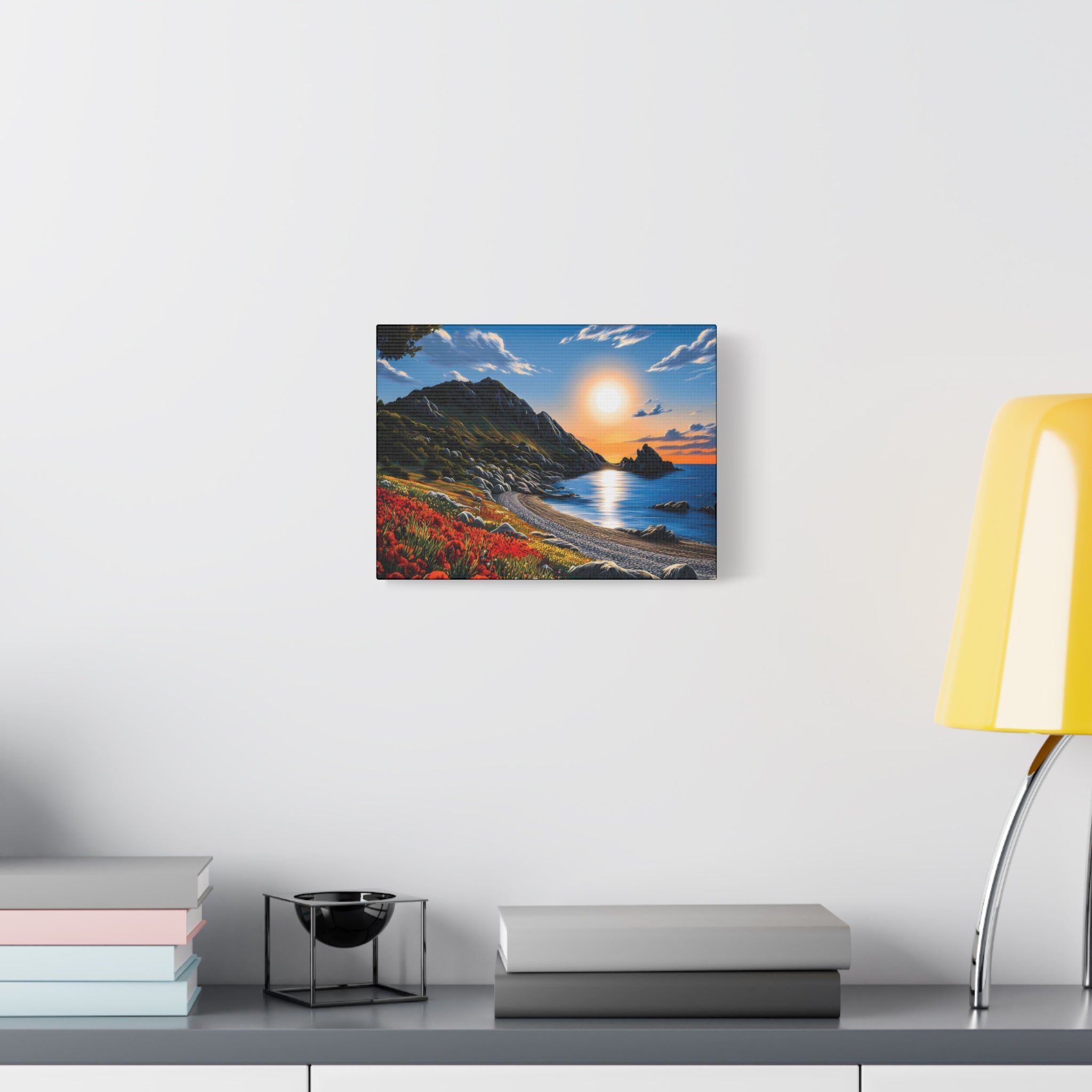 Sunset Coastal Canvas Print