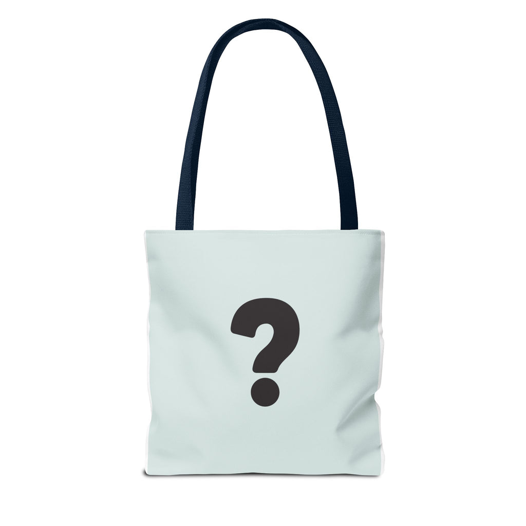 Mystery Question Mark Tote Bag
