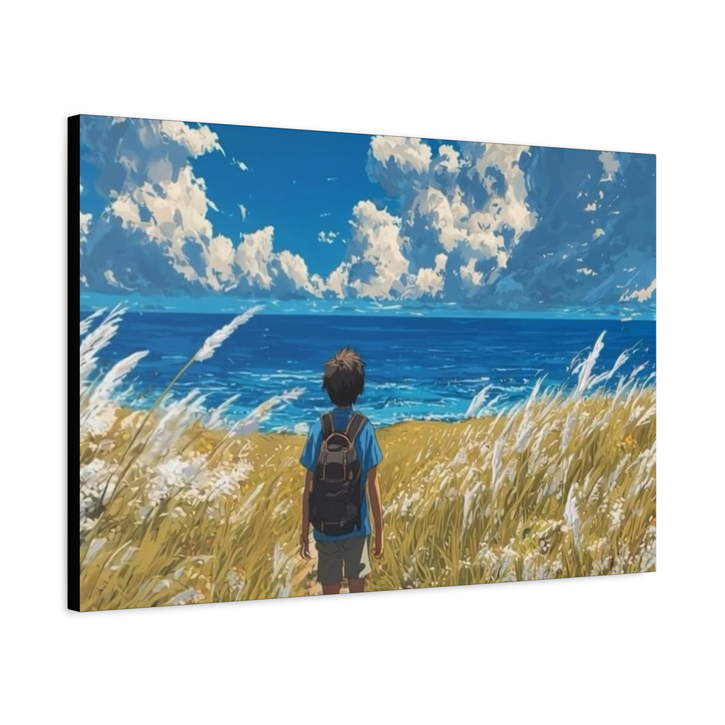 Coastal Journey Matte Canvas Wall Art