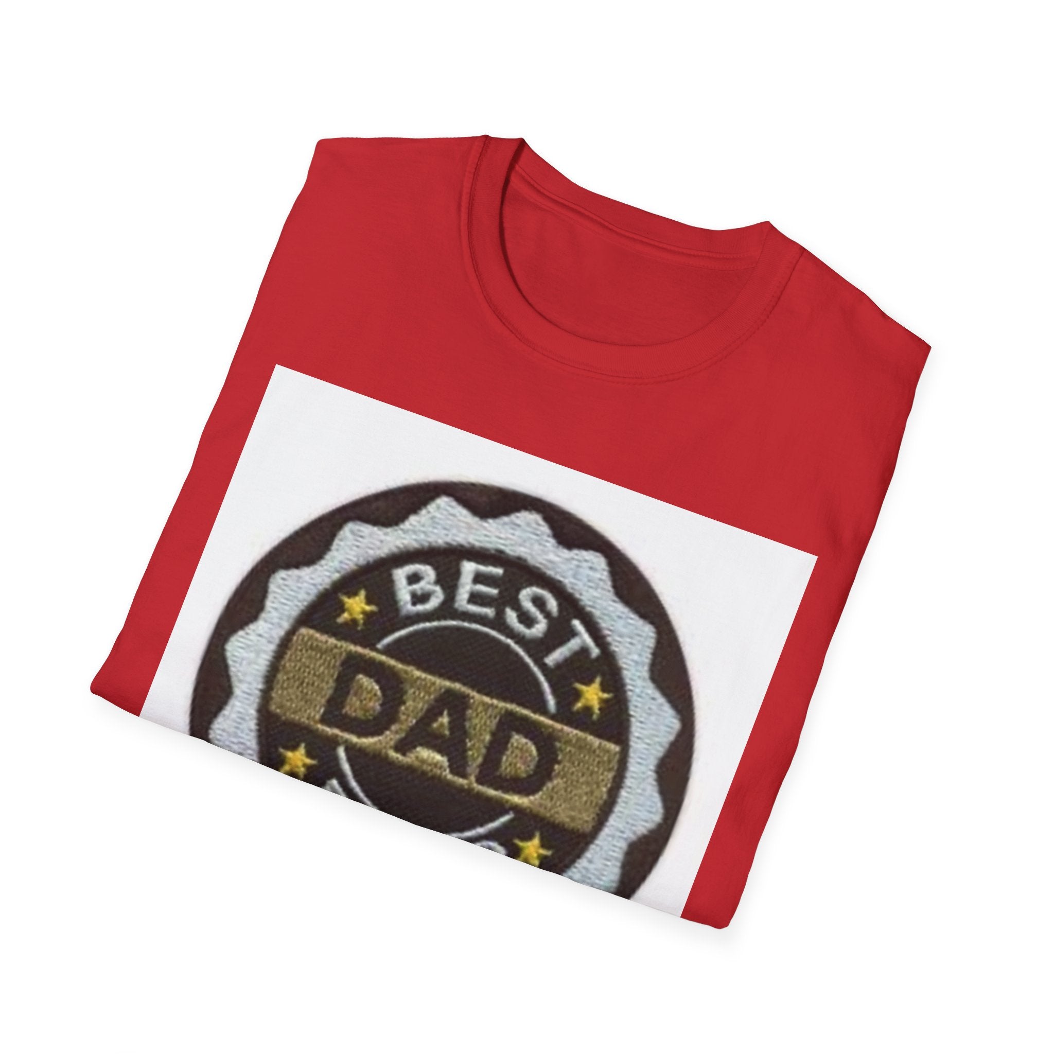 Best Dad Ever Badge T-Shirt | Vintage Medal Father Design