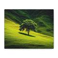 Canvas Lone Tree Landscape  | Matte Stretched Wall Art