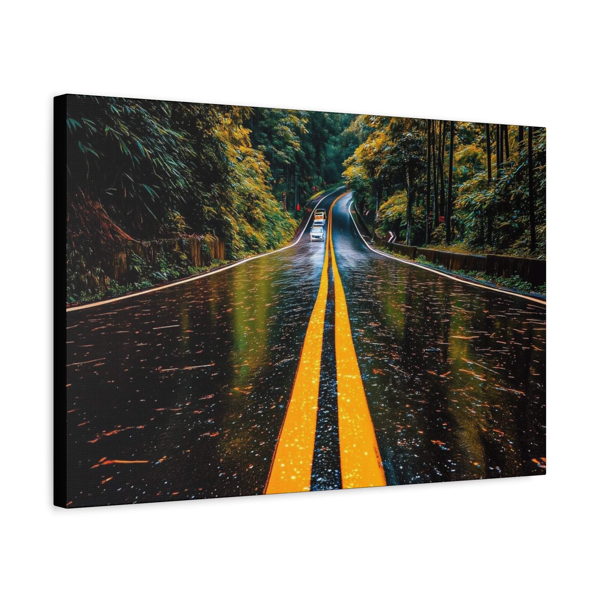 Canvas Sunrise Mountain Reflection Matte