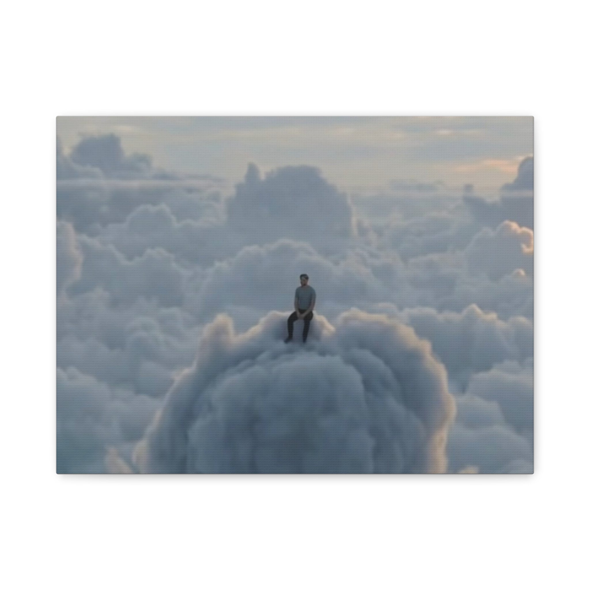 Canvas Silhouette on Cloud Matte