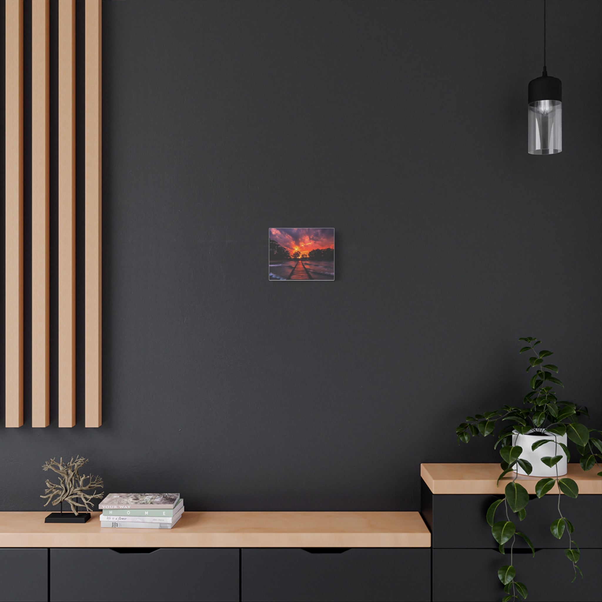Sunset Pier Canvas