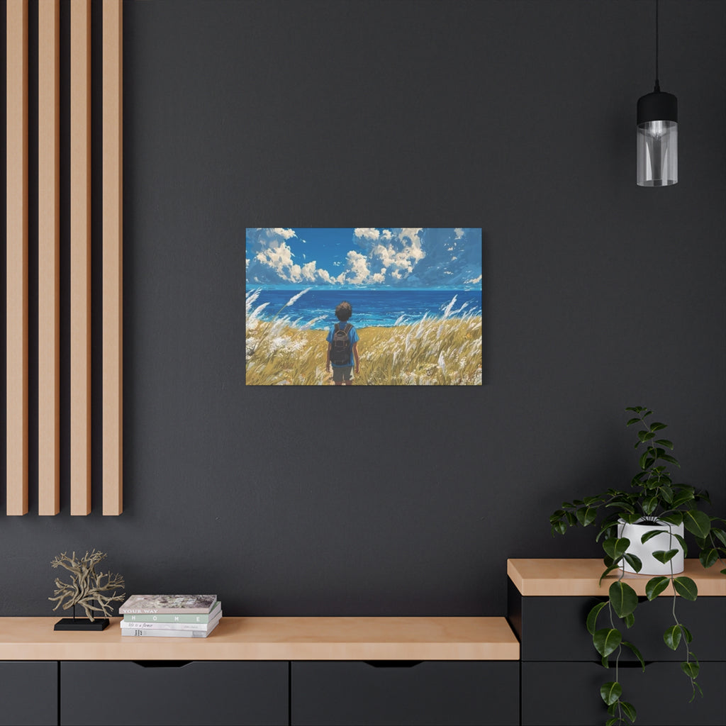 Coastal Journey Matte Canvas Wall Art