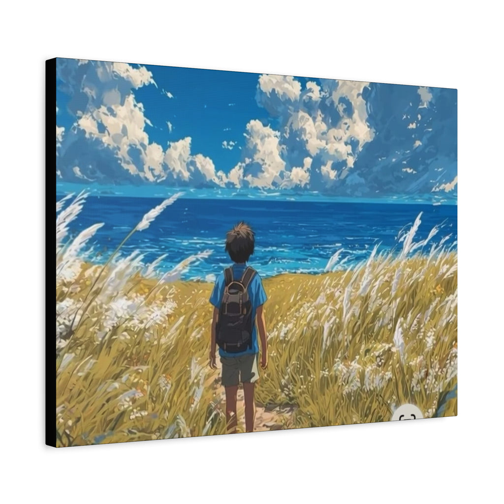 Coastal Journey Matte Canvas Wall Art